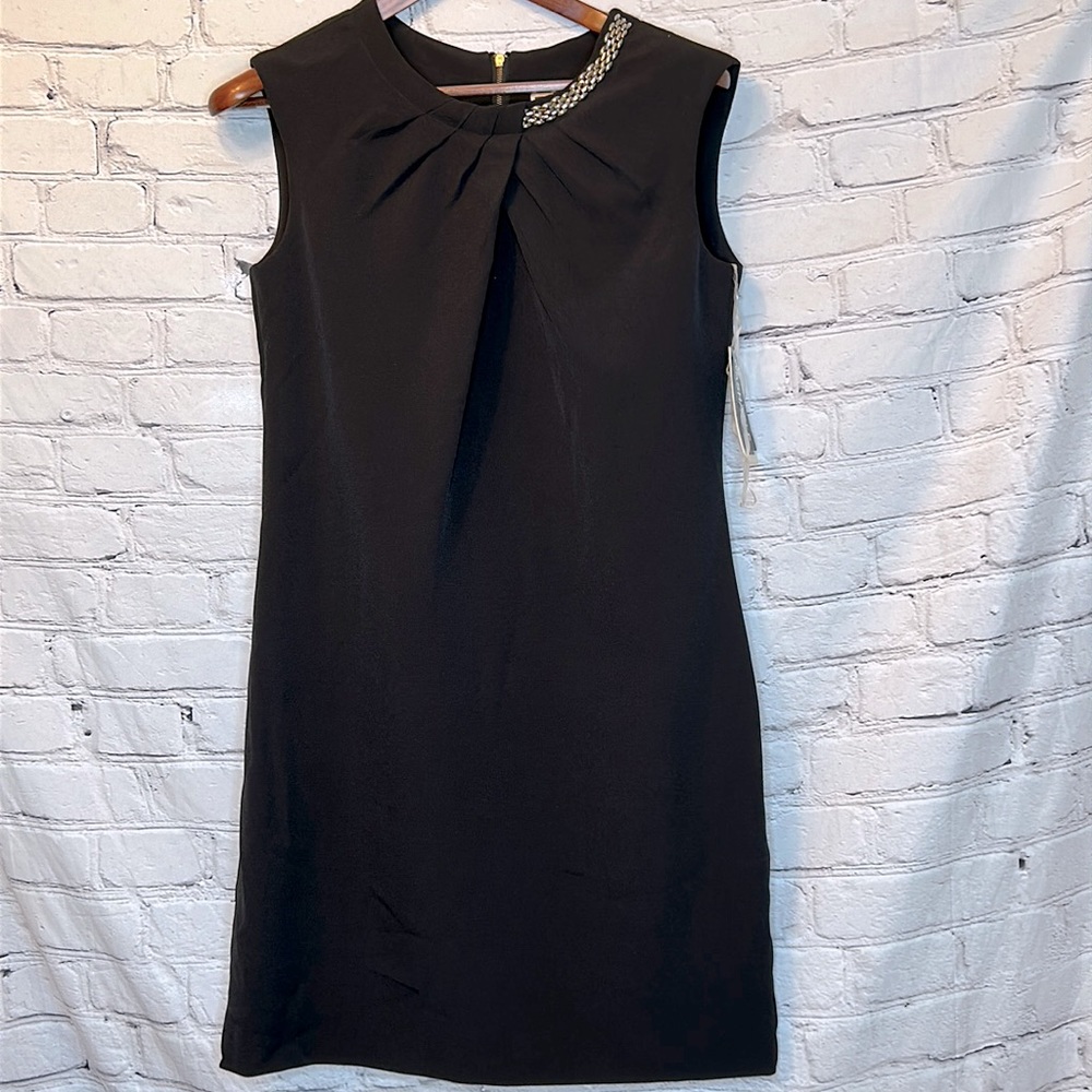 Julian Taylor New York Black Sleeveless Dress Size 10 Brand New W/Tags